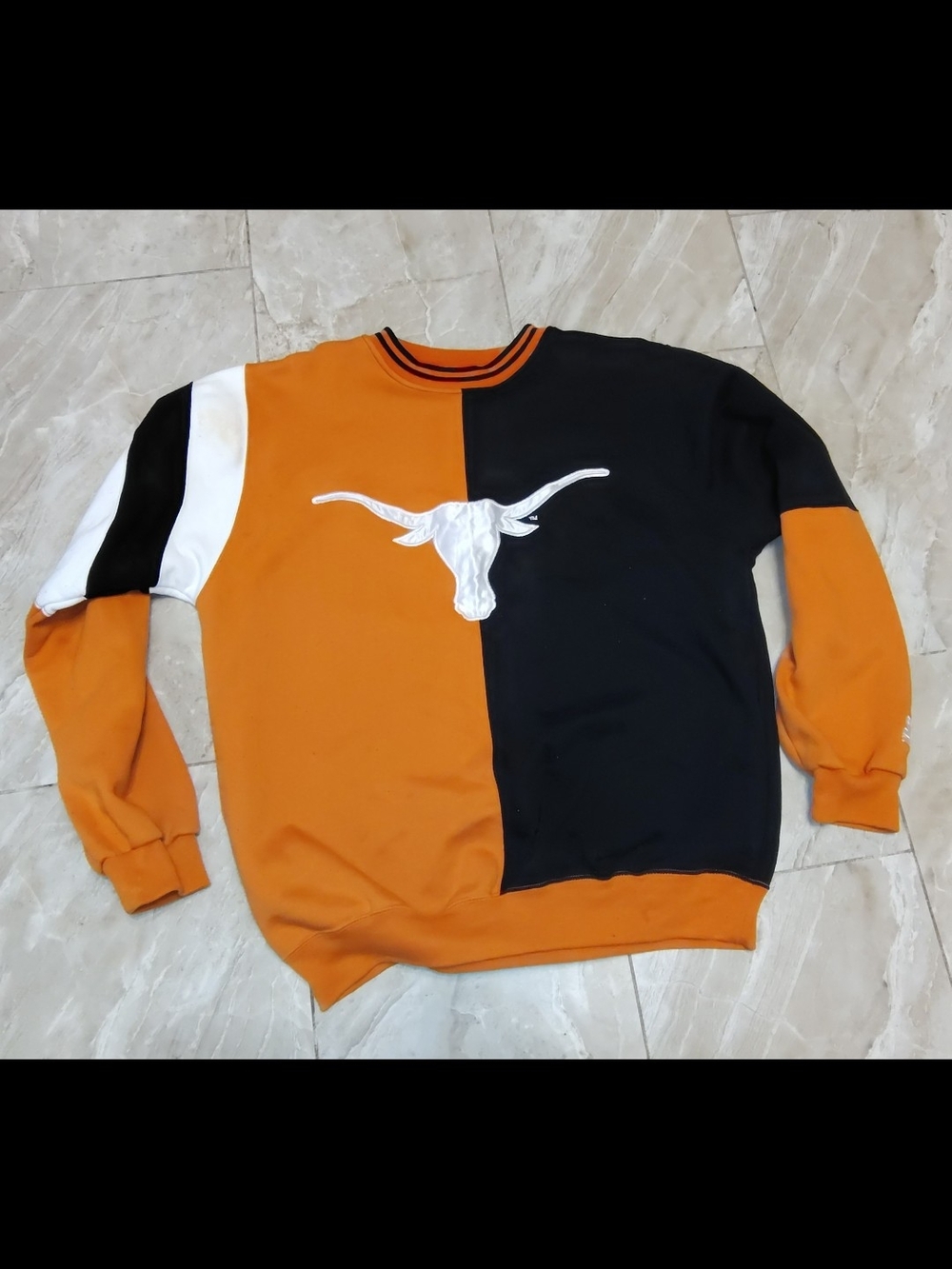 Texas longhorns starter crewneck sweater large